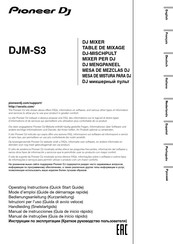 PIONEER DJ DJM-S3 Mode D'emploi