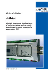 LANCIER Monitoring RM-Iso Notice D'utilisation