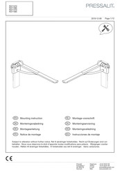 Pressalit R371370 Notice De Montage