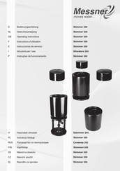 Messner Skimmer 200 Instructions D'utilisation