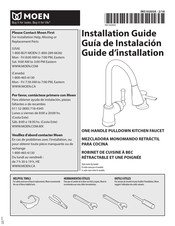 Moen 87028SRS Guide D'installation