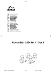 Pontec PondoStar LED Set 3 Notice D'emploi