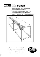 KEENCUT Big Bench Instructions De Montage