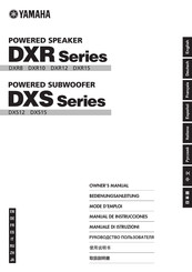 Yamaha DXR8 Mode D'emploi