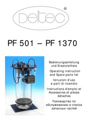 Deltec PF 601 Instructions D'emploi
