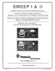 Pentair Pool Products SWEEP II Instructions D'installation Et Manuel D'utilisation