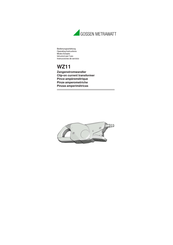 Gossen MetraWatt WZ11 Mode D'emploi