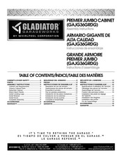 Gladiator Garageworks GAJG36GRDG Instructions D'assemblage
