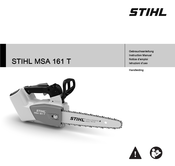 Stihl MSA 161 T Notice D'emploi