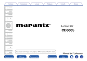 Marantz CD6005 Manuel De L'utilisateur