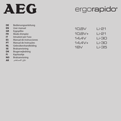 AEG ergorapido 18V Mode D'emploi