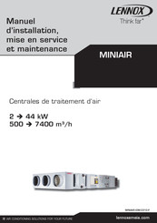 Lennox MINIAIR Manuel D'installation, Mise En Service Et Maintenance