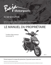 Baja motorsports SC50 Manuel Du Propriétaire