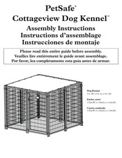 Petsafe Cottageview Dog Kennel Instructions D'assemblage