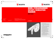 Würth BMH 45-XE Traduction Des Instructions De Service D'origine