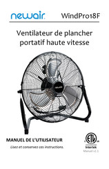 NewAir WindPro18F Manuel De L'utilisateur