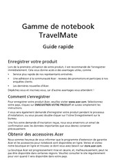 Acer TravelMate TM6495 Guide Rapide