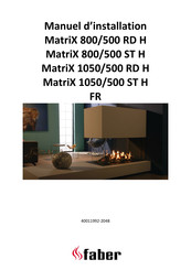 Faber MatriX 1050/500 ST H Manuel D'installation