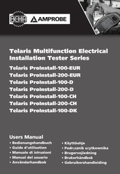 Beha-Amprobe Telaris ProInstall-200-CH Guide D'utilisation