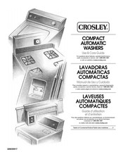 Crosley CAWC529PQ0 Guide D'utilisation Et D'entretien