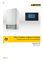 REMEHA Quinta Ace 160 HMI S-control Notice D'installation, D'utilisation Et D'entretien
