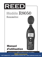 Reed Instruments R8050 Manuel D'utilisation
