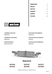 Vetus Waterlock NLPH40 Instructions D'installation