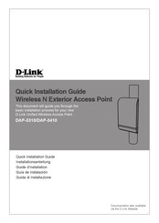 D-Link DAP-3410 Guide D'installation
