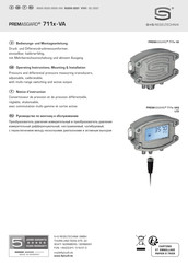 S+S Regeltechnik PREMASGARD 7110-U-VA Notice D'instruction