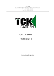 TCK THT26RH1A-2 Instructions Originales