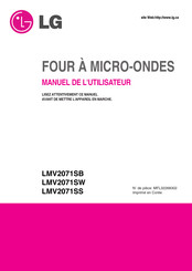LG LMV2071SW Manuel De L'utilisateur