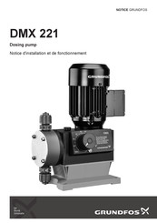 Grundfos DMX 221 Notice D'installation Et De Fonctionnement