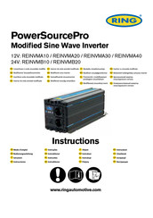 ring PowerSourcePro REINVMA40 Mode D'emploi