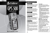 Cobra GPS 500 Instructions D'utilisation