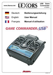 Lexors USB GAME COMMANDER Manuel D'utilisation