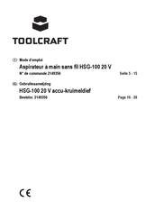 TOOLCRAFT 2149356 Mode D'emploi