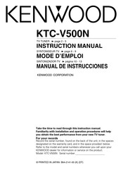 Kenwood KTC-V500N Mode D'emploi