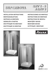 RAVAK SUPERNOVA SRV2S90G0 Instructions De Montage