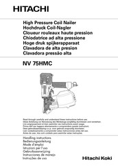 Hitachi Koki NV 75HMC Mode D'emploi