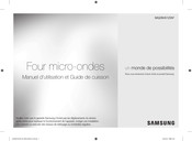 Samsung MG23K3614AS Manuel D'utilisation Et Guide De Cuisson