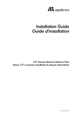 aquabrass ABSP40296 Guide D'installation