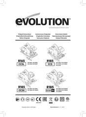 Evolution R185CCS Notice Originale