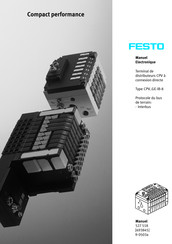 Festo CPV GE-IB-8 Série Manuel Électronique