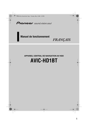 Pioneer AVIC-HD1BT Manuel De Fonctionnement