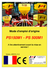 APV PS150M1 Mode D'emploi D'origine