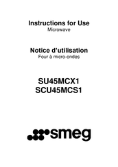 Smeg SU45MCX1 Notice D'utilisation