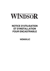 Windsor WD60IXJC Notice D'utilisation Et D'installation