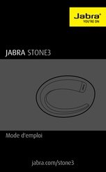 Jabra stone3 Mode D'emploi