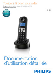 Philips D1201WP/FR Documentation D'utilisation Détaillée
