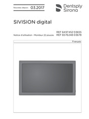 Dentsply Sirona SIVISION digital Notice D'utilisation